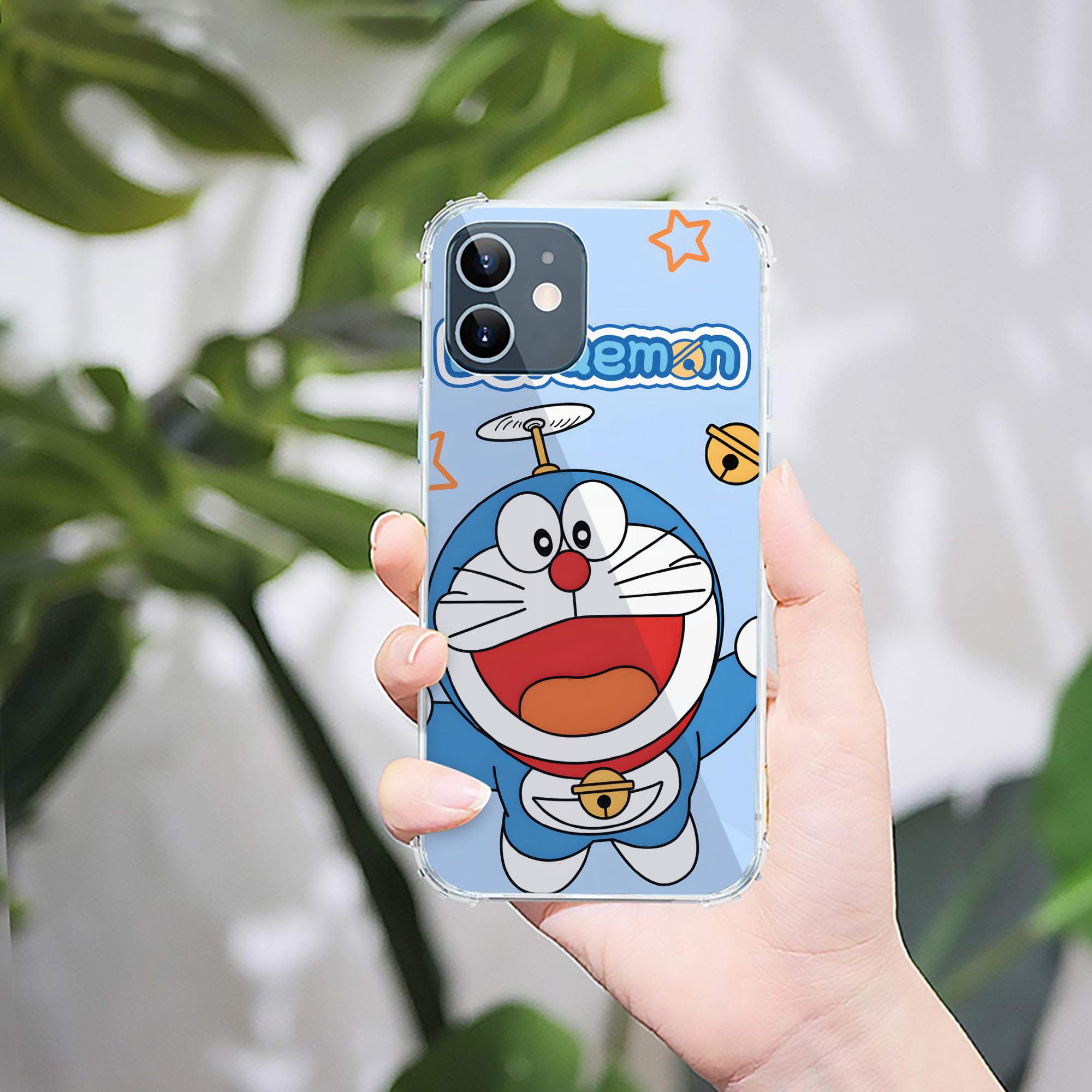 （画像用） ドラえもん Doraemon 【iPhone 12シリーズ対応】透明スマホケース（クリアソフトケース）